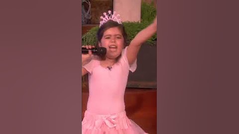 Then and now: Sophia Grace and Rosie performing Super Bass #ellen #shorts