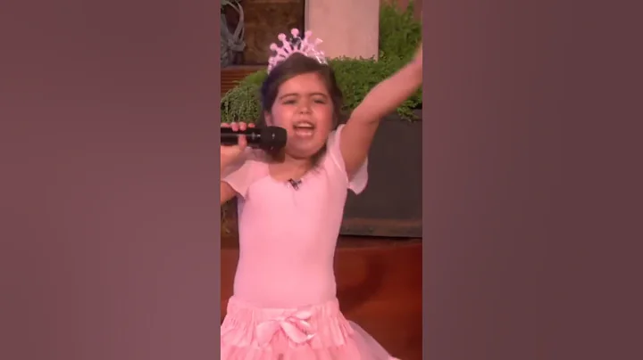 Then and now: Sophia Grace and Rosie performing Super Bass #ellen #shorts