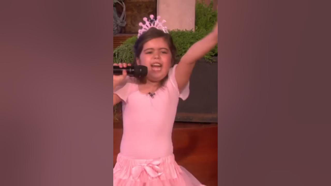 Then and now: Sophia Grace and Rosie performing Super Bass #ellen #shorts