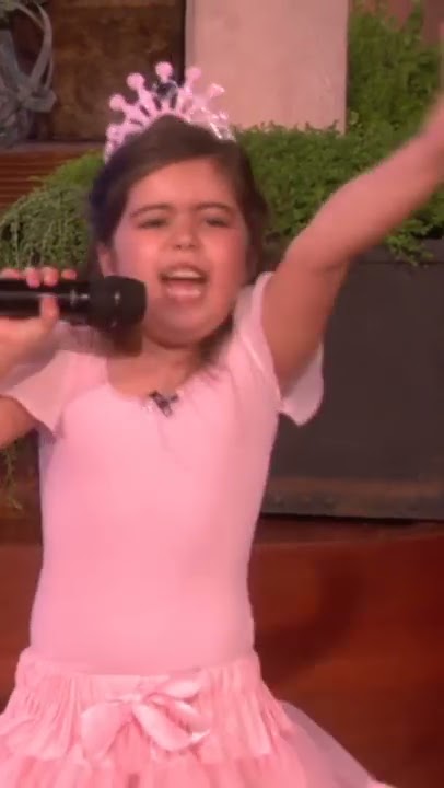 Then and now: Sophia Grace and Rosie performing Super Bass #ellen #shorts