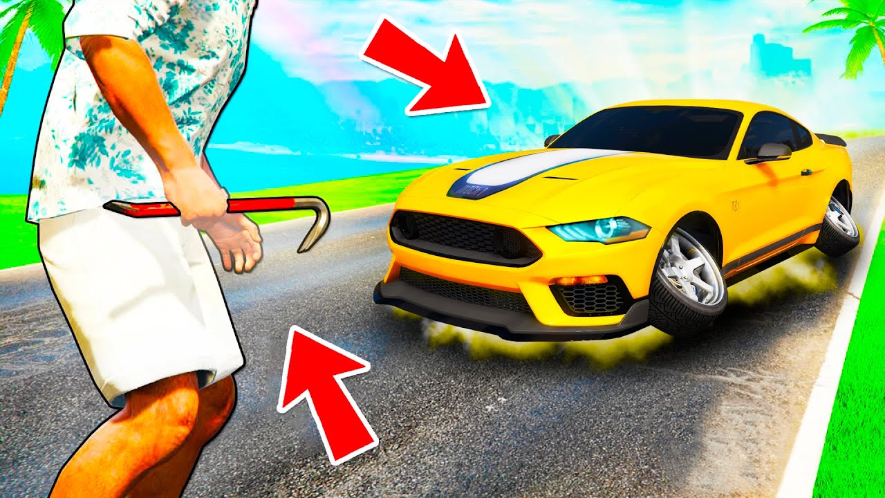 60 СЕКУНДТА ҰШАТЫН МУСТАНГ ҰРЛАП КЕТТІМ!!! ҰРЫЛАР ШАЙҚАСЫ!!! ГТА 5 қазақша