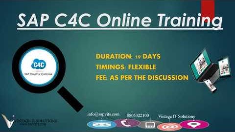 SAP C4C Online Training video