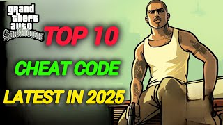 Top 10 GTA San Andreas Cheat Codes 🔥 Must Try Cheats | PC, Mobile & Console (2025) screenshot 5