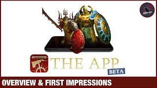 WARHAMMER AGE OF SIGMAR THE APP - Overview & First Impressions - Storm Forge Army Building Tool screenshot 3