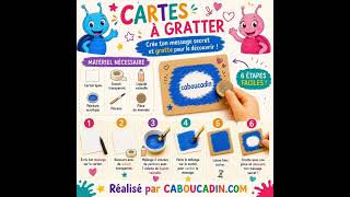 Carte à gratter magique : découvre le message secret ✨