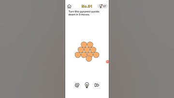 #shorts Brain out level 91 Turn this pyramid upside down in 3 moves