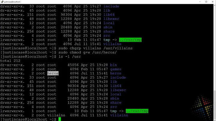 Creating group folders for Linux users 2: Creating directories and setting permissions