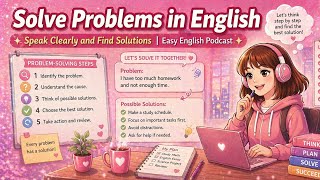 Solve Problems in English – Speak Clearly and Find Solutions | Easy English Podcast