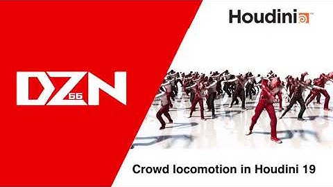 Crowds locomotions in Houdini 19