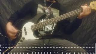 SLAYER - I Hate You Bass Cover (Tabs)