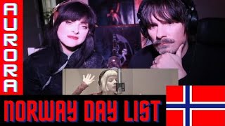 PRO MUSICIAN & DJ-WIFE'S first REACTION to AURORA - IT HAPPENED QUIET (NORWAY DAY LIST)