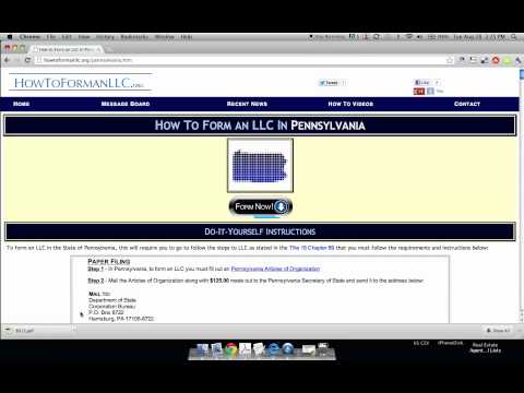 Comment former une LLC en Pennsylvanie