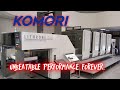 Offset printing on Komori lithrone G40