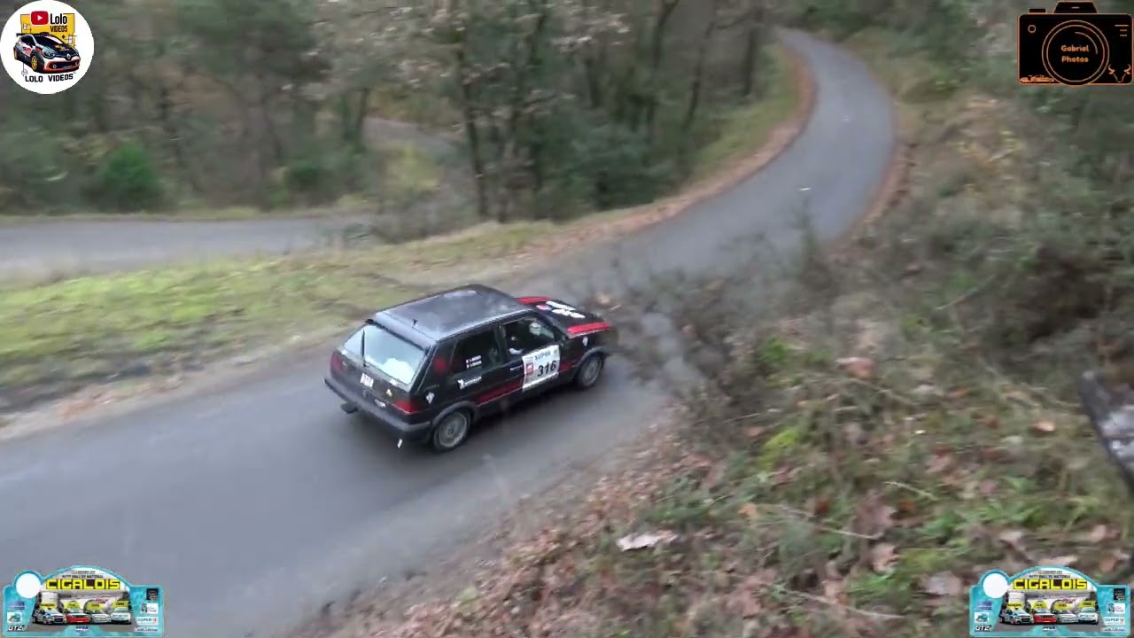4ème Rallye Cigalois VHRS 2024 - 316 - MERCHIER Christophe - MERCHIER Cecile - VOLKSWAGEN GOLF GTI