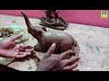 Elephant making with clay | Very Easy | badrinath idol