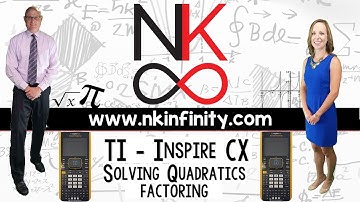 TI - Nspire CX Tutorial – Solving Quadratics - FACTORING