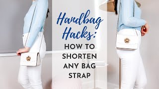 Handbag Hacks: How to Shorten A Bag Strap *Tips and Tricks for Both Chain  and Leather Straps* 