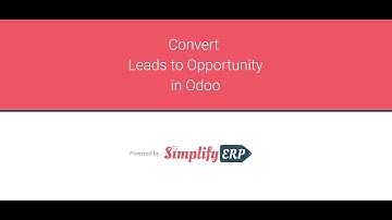 Convert Lead to Opportunity