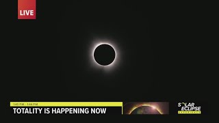 Total solar eclipse: Watch the moment totality happens in Texas