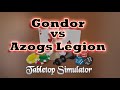 Mittelerde Tabletop Battle Report - Gondor vs. Azogs Legion auf dem Tabletop Simulator