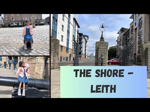 Walking around The Shore || The Leith - Edinburgh, Scotland || Walking on a sunny day || July 2023