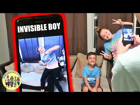 family-pranks-brother-into-thinking-he-is-invisible-|-invisible-prank-on-kid-brother-|-magic-trick