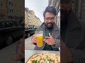 Tried Flammkuchen, a German Pizza | How Does it Taste? 👀 #FoodZpah #Germany #Shorts