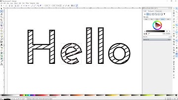 How to Create Hatch in Inkscape(Extension) #inkscapetutorial