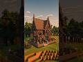 Minecraft Gothic House #mcbuilds #minecraft #shorts