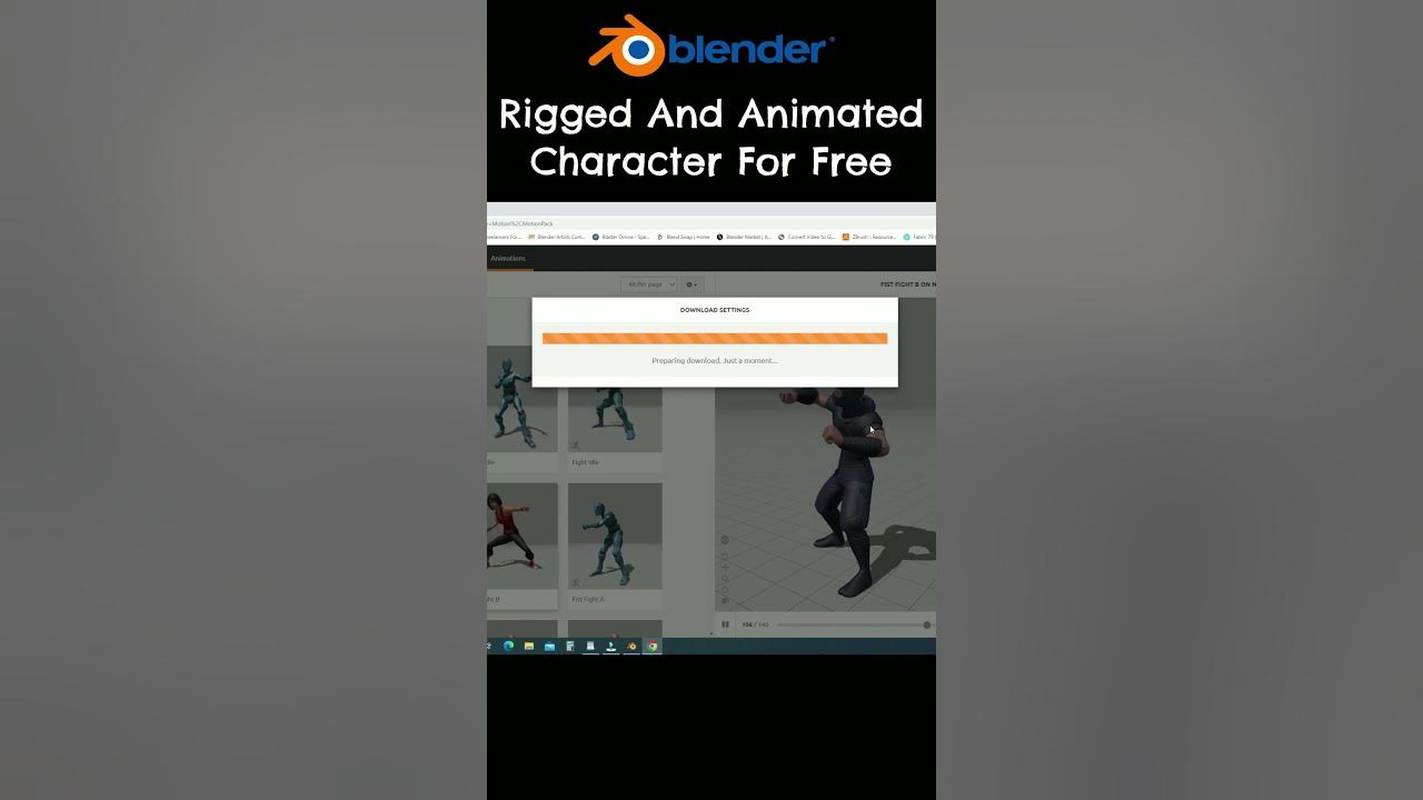 Mixamo addon for blender shorts youtube