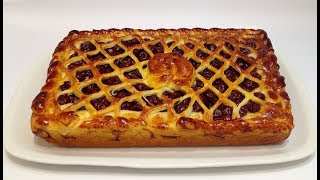 ПИРОГ ДРОЖЖЕВОЙ с ВИШНЕЙ (yeast pie with cherry)