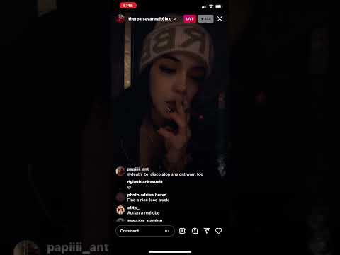 Savannah sixx depressing ig live after bing left alone in New York