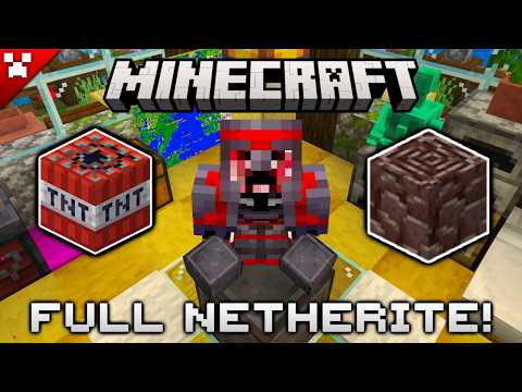 How FAST can we get a NETHERITE BLOCK in Minecraft?!