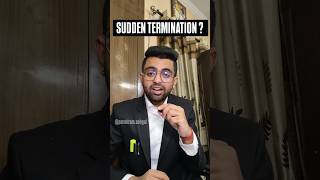 Sudden Termination ? #corporate #job #toxic #fired #resign #cv #viral #explore #like #share #comment