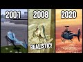 Evolution of HELICOPTERS LOGIC in GTA Games (2001-2020)