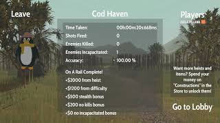 The greatest penguin heist of all time speedrun On The Rail Hardcore WR 20.66 screenshot 3
