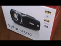 Canon Vixia HF-M30 Unboxing & Test
