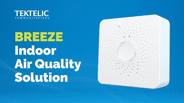 Breathe Easy with TEKTELIC BREEZE: The Ultimate CO2 Sensor for Indoor Air Quality.
