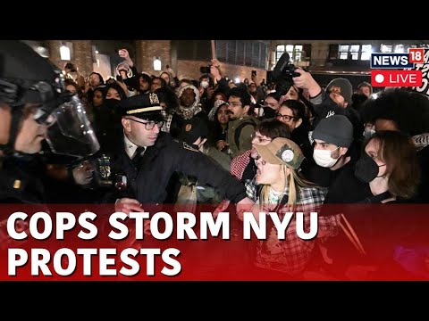 Pro-Palestinian Protesters Arrested At New York University In Manhattan Live 