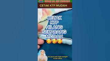 🤣BIKIN KTP SEKARANG SUDAH MUDAH 😎