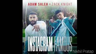 Adam Saleh X Zack Knight - Instagram Famous / Lyric screenshot 2
