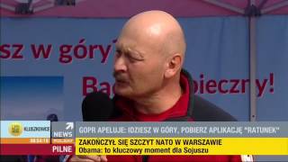 Lato Polsat News Kluszkowce 2016 07 10
