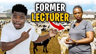 She Quit From Being A University Lecturer To Start The Biggest Goat Farm in Uganda