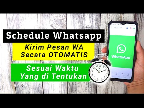 Video: Bisakah saya menjadwalkan pesan WhatsApp?