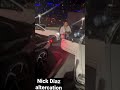 Nick diaz in a vegas altercation due to an alleged car accident with a local rapper ufc mma