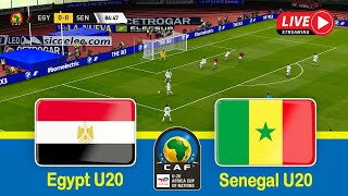Egypt U20 vs Senegal U20 LIVE Africa U20 Cup of Nations Championship 2023 LIVE Match eFootball
