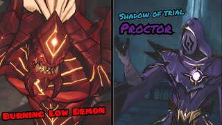 Defeating Burning low Demon and shadow of trial proctor [Part-3] #gaming
