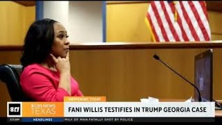 Fani Willis testifies in Trump's Georgia case