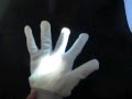 光る ダンス グローブ バックハンド 視線釘付け で目立つ！LED 手袋 Raver Back of Hand Gloves RGB LED 7