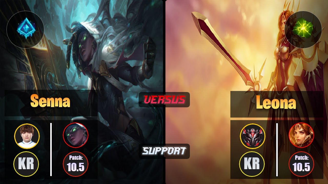 Beryl SENNA (Support) [Glacial Augment] VS LEONA - Grandmaster KR Patch 10.5